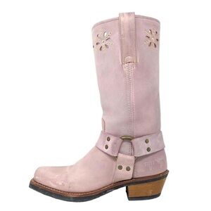 Vintage pink Frye boots